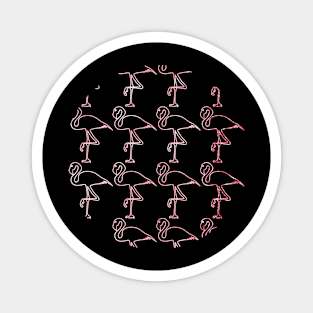 Flamingos flamingo Magnet